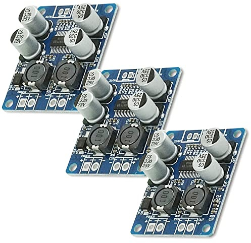 AZDelivery 3 x TPA3118 PBTL 1x60W Mono Digital Audio Verstärker Vorverstärker Subwoofer Amplifier 60W 5V 12V 24V für Lautsprecher und Audiosysteme inklusive EBook