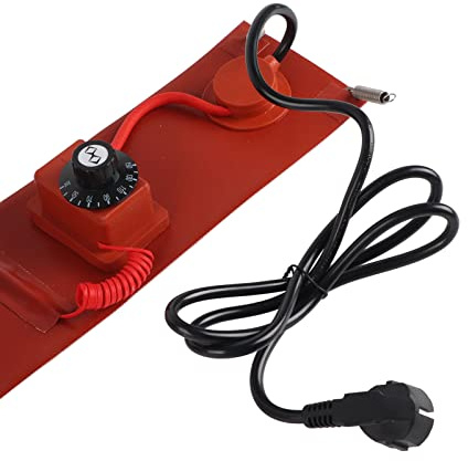 200L Fassheizung aus Metall Bequeme Installation 1000W Silikonmetallfassheizung mit Thermostat (EU-Stecker 220V)