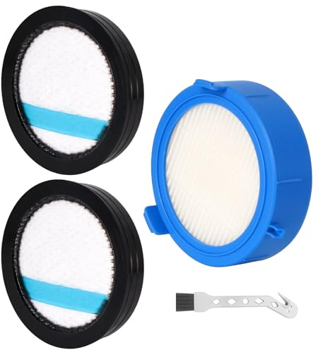 Fixbetter Hepa Filter Ersatz für AEG 8000 / ASKW4 ESKW4 FX8 AZE156 Akku-Staubsauger Waschbar Ersatzteile, 3 Hepa Filters, 1 Reinigungs Bürste, Filter Seriennummer 140205154010 (4 PCS)