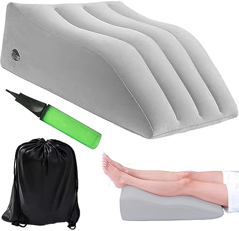 Venenkissen Beinhochlagerungskissen Aufblasbares Kissen: Keilkissen Bett Beinkissen Komfort-Beinkissen zum Schlafen, Venenkissen für die Beine Tragbar Beinkissen Hochlagerun Lagerungskissen für Beine