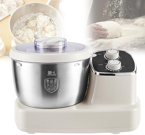 QUTBAG Household Dough Mixer, 5L Automatic Dough Kneading Machine, Kitchen Food Mixer 15min Fast Kneading, Dough Fermentation Machine for Home Baking Cooking