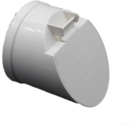 Jayruit Scarico a pavimento, PVC, bianco, 110 mm