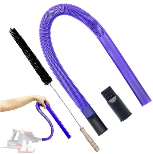 For Shark & Miele Vacuum Accessories & Attachments, Dryer Vent Cleaner Kit & Refrigerator Condenser Coil Brush Compatible Shark Rocket HV300 HV301 & Rotator NV751 NV650 NV800 Series & Miele C1 C2 C3