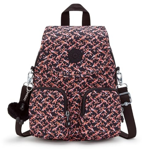 Kipling Firefly UP, Kleiner Rucksack (umwandelbar in Schultertasche), 14 x 80 x 38 cm, Dancing Bouquet (Multi)