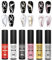 GZSYY Gel Liner Nail Art Gel Esmalte de Uñas UV 6 Colores Pintado Dibujo French Manicure Pen UV Set