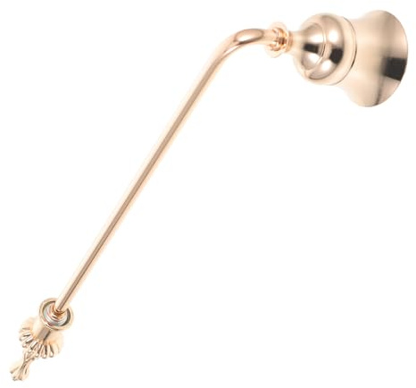 Gatuida Spegnicandele con Manico Lungo in Metallo, Strumento per Spegnere Le Candele Portatile con Impugnatura Ergonomica, Accessorio per La Casa Adatto a Famiglie, Matrimoni e Feste