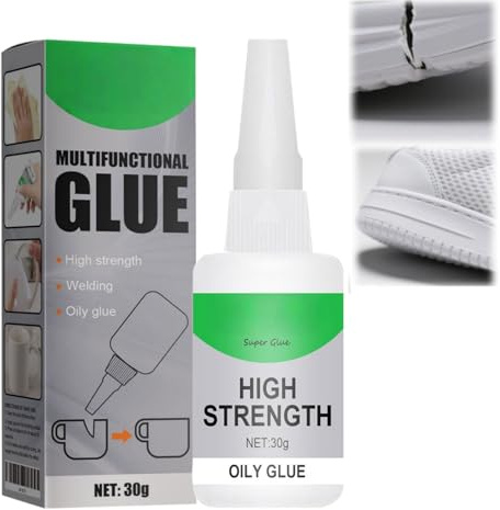 30g Mächtiger Universalkleber,Wasserdicht Schweißen Hochfester Ölkleber,Multifunktional Sekundenkleber Super Kleber,Transparent Kleben Statt Bohren Extra Stark für Kunststoff,Metall,Keramik,Leder,Harz