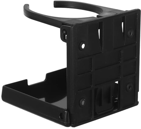 ARTSEWPLY Soporte Plegable para Vasos de Coche Negro Diseño de Fibra de Carbono Ajustable y Telescópico Juego de 3 Unidades para Camión SUV y Barco Portavasos Multifuncional para Tazas