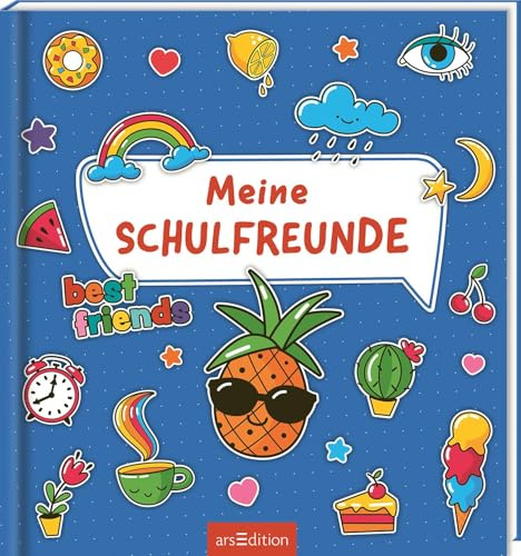 Meine Schulfreunde: Dein Freundebuch für die Schule | Geschenk für Schulkinder (Back to School)