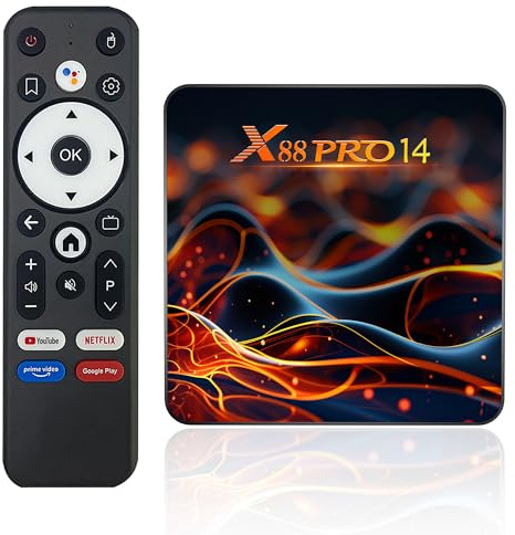 Android tv box,X14 PRO Android 14.0 box 1GB RAM 8GB ROM RK3518 Quad-Core 64bit Cortex-A53 Mali 450 MP2 GPU Support 4K 3D 1080P 2.4/5.0GHz WIFI BT5.0 10/100M Ethernet DLNA HDMI2.0 USB3.0 H.265