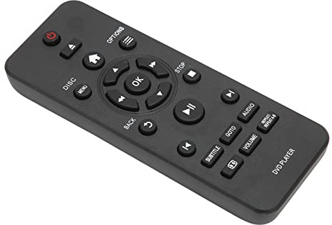Acouto Telecomando Sostitutivo, Telecomando Universale per Lettori DVD RC5721 DVP3670K DVP3864K DVP3870K, Senza necessità di Programmazione, Funziona con 2 Batterie AAA