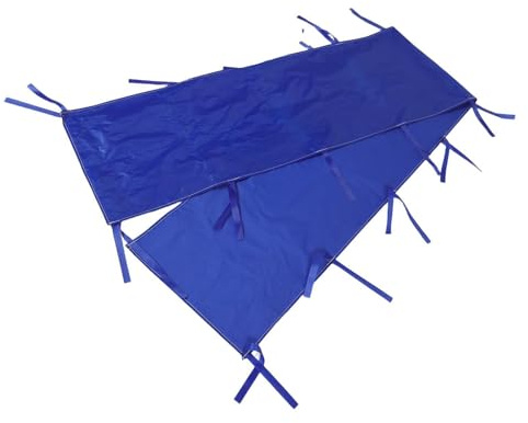 STOBAZA Grondaia per Gazebo Blu con Accessori per Campeggio Pop Up, Facile da Installare per Eventi All'aperto Contro la Pioggia