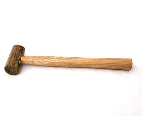 TDs Online Store Rawhide-Shellac Mallet Size 0 1 Inch Face