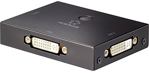 Renkforce 2 Port DVI-Switch dubbelriktad Full HD 1080p @ 60 Hz