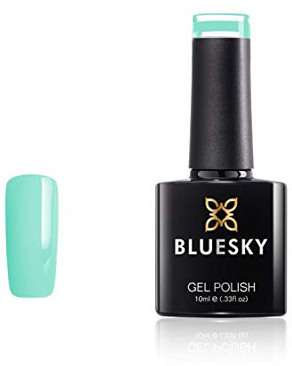 Bluesky Gel Nail Polish, Mint Humbug Pastel 11, Green, Mint, Pastel Long Lasting, Chip Resistant, 10 ml (Requires Drying Under UV LED Lamp)
