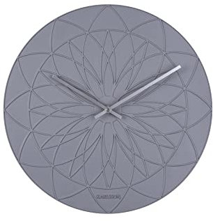 Karlsson [W] Wall Clock Fairytale polyresin Dark Grey D. 35cm, H. 3,5cm, Excl. AA bat.,Armando Breeveld