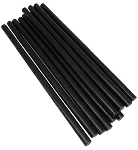 18 Pack Black Hot Glue Sticks,0.43 X 7.48 Inch Hot Glue Sticks for Crafting,Home Decoration And DIY Art Craft