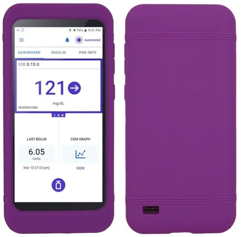 Silicone Soft Case for Omnipod 5 (Purple)