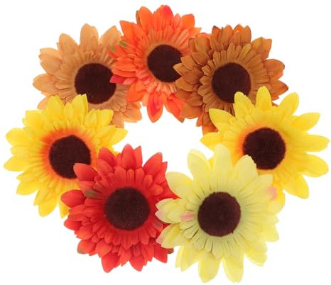 PRETYZOOM Realistische Künstliche Weihnachtssonnenblumen -leuchten Nachahmung Lebendiger Sonnenblumen-Dekoration Für Den Innenbereich