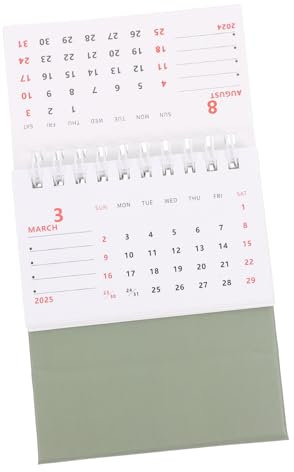 STOBOK Tischkalender Stilvoller Und Funktionaler Stehkalender Für Zuhause Und Büro Zur Organisation Von Terminen Geburtstagen Und Erinnerungen