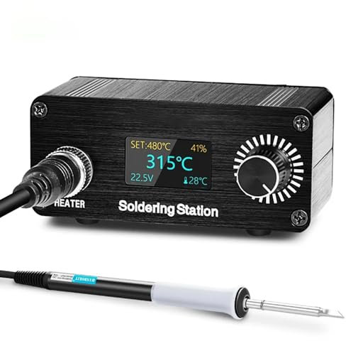 Mini Lötstation, Digitale Elektronische Temperaturregelung, Löt Nacharbeitsstation, Elektronischer Schweißkolben, Dc Einstellung Der Temperatur, Schweißwerkzeuge T12 AC 100-240V 72W 200-450℃