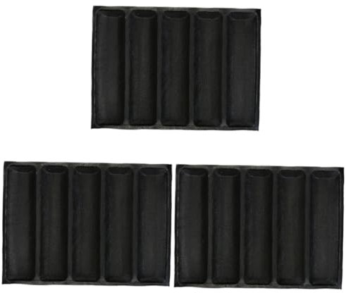Ciieeo 3 Piezas 12 Molde Para Hornear Pan Bandeja Para Hornear Pasteles Bandeja Para Hornear Pan Utensilios Para Hornear Antiadherentes Herramienta Para Hornear Pan Utensilios Para