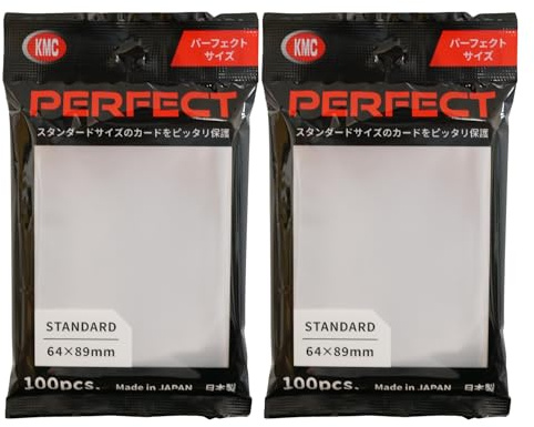 [SET of 2] KMC Pochettes Card Barrier Perfect Size 100x2 Soft Sleeves