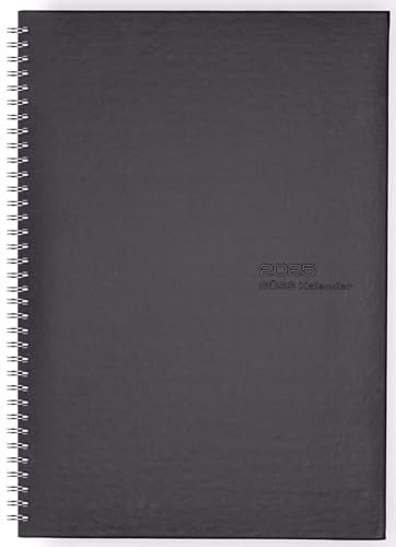 GÜSS EURO-Timer Wochenplaner 1 Woche = 2 Seiten mit Wire-O-Bindung schwarzer Einband 17,2x24 cm