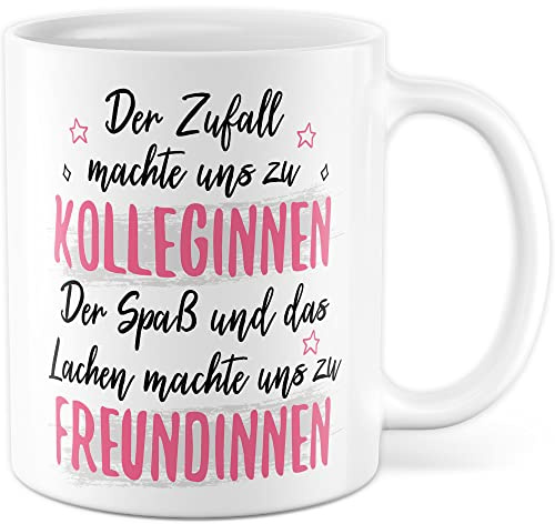 Kollegin Tasse: Kolleginnen & Freundinnen Spruch, Büro Geschenk für Arbeitskollegin zum Geburtstag oder Abschied, Kaffee-Becher Arbeit Job Lieblingskollegin Kaffeetasse Geschenkidee