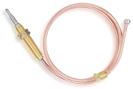 M8*1 Universal-Thermoelement, Gasbrenner mit Gewindeheizung Ersatz-Thermoelement-Kit-Adapter Gas-Terrassenheizung für Gasöfen Induktionsherd Gasherd Boiler Kamin BBQ-Grill Warmwasserbereiter 600mm