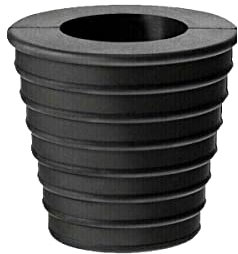 WANGCL Schirmkegel Keil Sonnenschirmständer 38 mm Terrassentisch Loch Ring Stecker für Terrassentisch Lochöffnung oder Sonnenschirmständer (Schwarz)