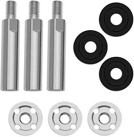 EMSea 3 set de Tige d'extension Meuleuse d'angle de Type 100 avec Plaques de Pression Levier Adaptateur de Machine Polissage de Filetage M10 pour Meuleuse d'angle/Polisseuse de Type 100