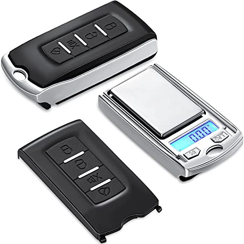 Digitalwaage, Küchenwaage Digital, Taschenwaage, 0,01g x 200g/100g, Lebensmittelwaage LCD Display, Schmuckwaage Waage Küchenwaage für Gold, Schmuck, Lebensmittel, Kräuter und Kaffee 100g/0,0