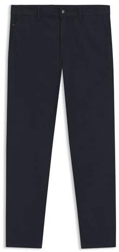 BOSS Hommes Chino Tapered Chino Coupe fuselée en Satin de Coton Stretch