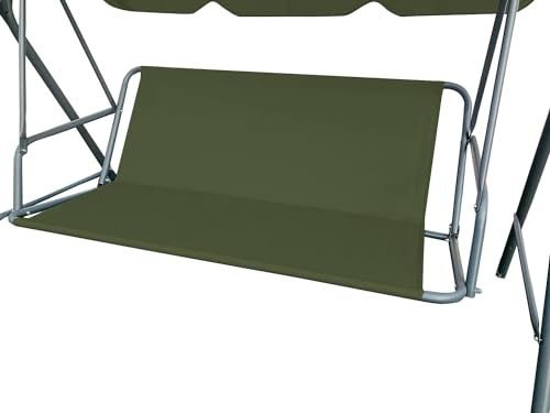 Softclub Replacement Swing Seat Cover Heavy Dudy 600D Oxford Fabric Garden Swing Chair Cover Outdoor Garden Hommock Chair Universal Fit for 2&3 Seater Swing Chair (138 * 48 * 48cm, Green)