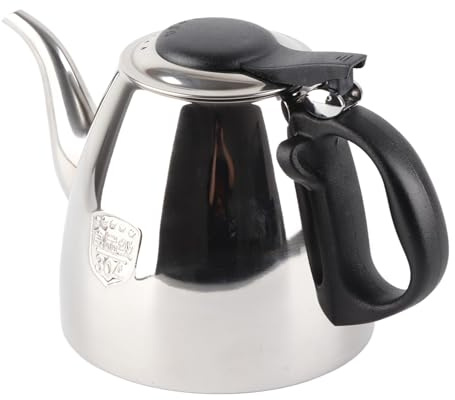 Rostfritt stål Tekanna, induktionsspis vattenkokare, elektrisk keramisk spis Kaffekanna, hotell Tekanna för induktionsspis och keramikspis (cocoarm0h6tzbgdaq-01)