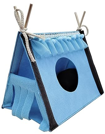 Petits Jouets pour Animaux de Compagnie Tunnel de Cachette de Cochon d'Inde Cachette de Coin pour Petits Animaux Tente de Maison Amovible Maison de Tunnel pour Animaux de