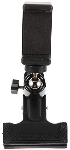 Parliky Rotatable Guitar Phone Holder Clamp Mount with 360-degree Swivel Head Compatible for Mobile Phones, Multifunctional Smartphone Stand for Live Streaming and Recording