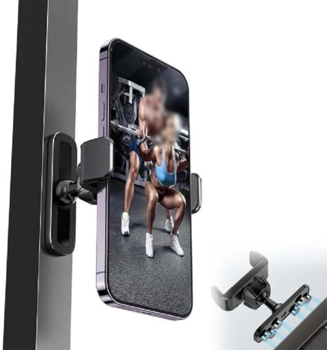 Fzysjve Portable Gym Magnetic Phone Holder, 360 Adjustable Golf Magnetic Phone Mount, Heavy Duty Magnet Phone Stand, Hands Free Cell Phone Holder, Fitness Accessories Gadgets(1pcs)