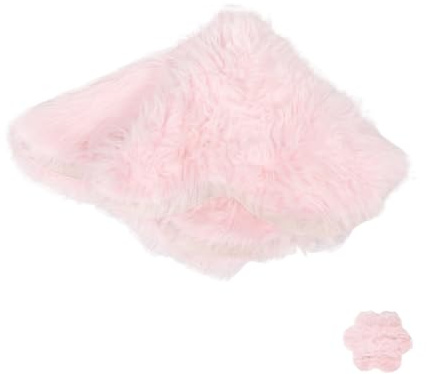 Cabilock Alfombra de Felpa con Forma de Pétalo y Aislante para Dormitorio y Baño Cojín de Suelo Junto la Cama Nórdico