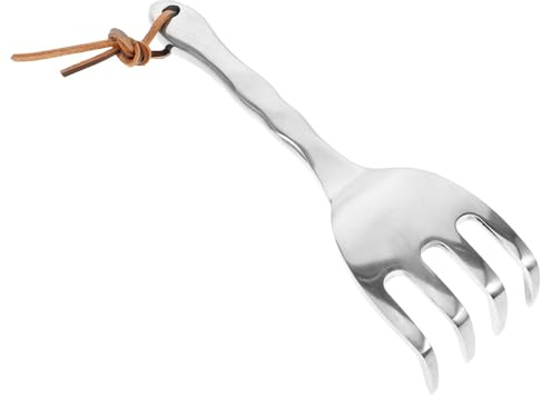 NOLITOY Râteau à Main De Jardin Multifonction Léger pour Ameublir La Terre, Petit Râteau De Jardin en Acier Portable pour Jardinage, Outils Jardinage Manuel pour Pelouses Et Plantations,