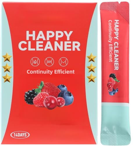 Mezclas de bebidas Happy Clean, sin azúcar, veganas, para llevar, sin OGM, sabores de frambuesa y arándano;
