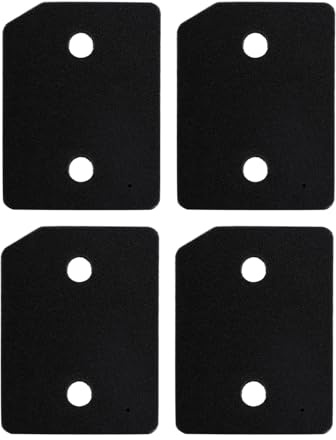 KEEPOW 4 Sponge Filters for Miele T1 Dryer 9164761 | Reusable Tumble Dryer Filter, Replacement for Miele T1 9164761, 2-Layer Filtration, Efficient Cleaning, 207×157×30mm