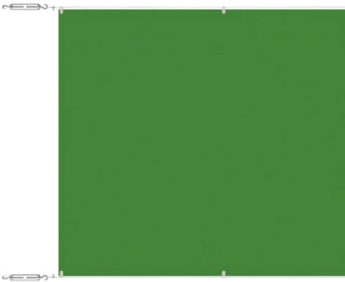 Qnhdfrt Senkrechtmarkise Hellgrün 100x1200 cm aus robustem Oxford Gewebe, UV beständiger Balkonschirm mit praktischem Seilspanner, platzsparender Sichtschutz für Balkon Terrasse und Garten