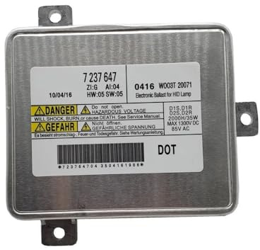 Balasto de xenón para BMW Serie 1, 3, 5 y 7 63117237647