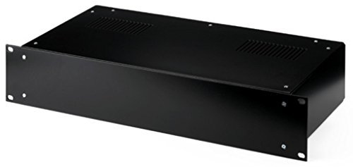 Monacor rcg-22/SW Rack Accessory – Rack Zubehör (Black, Steel, 2U, 482 mm, 224 mm, 89 mm)