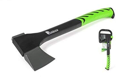 naka24 Axt Spalthammer Beil Fiberglass Holzspalthammer Spalthammer Garden (980g S-80603)