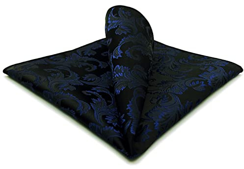 S&W SHLAX&WING Herren-Einstecktuch sortiert Paisleymuster für Anzugjacke Business XL