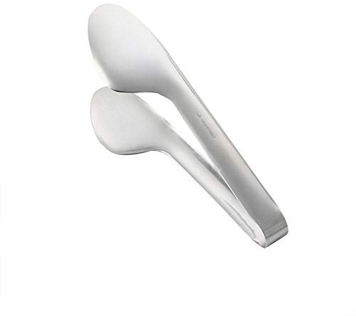 T&F Pince à sucre en acier inoxydable, Plastique Acier inoxydable, Toothless
