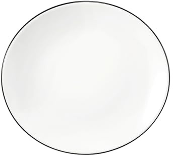 Seltmann Weiden Modern Life Frühstücksteller oval 5234 21 cm oval Black Line schwarz [SP] UVP:24,4 | ine